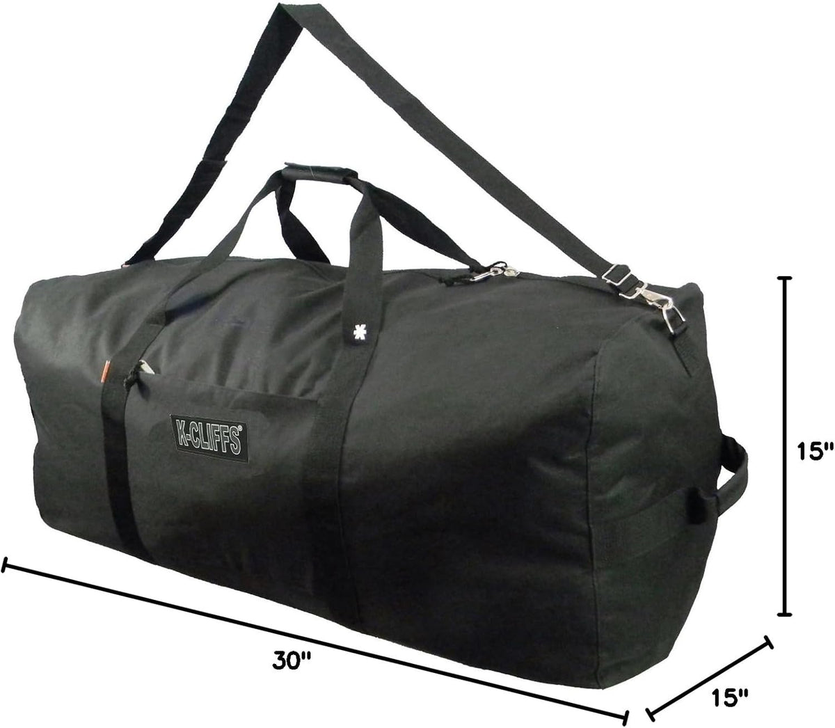 Heavy-Duty Large Cargo Duffel Bag for Sports Gear, Drum Sets, and Travel Equipment with Rooftop Rack Compatibility